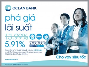 Vay cá nhân tại Oceanbank chỉ còn 5,91%/năm