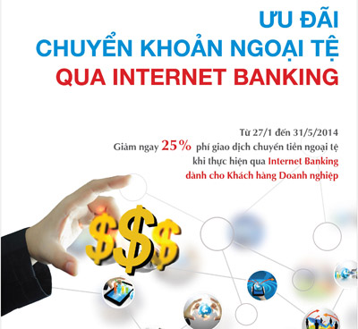 Internet banking Vietinbank khuyến mãi chuyển khoản ngoại tệ