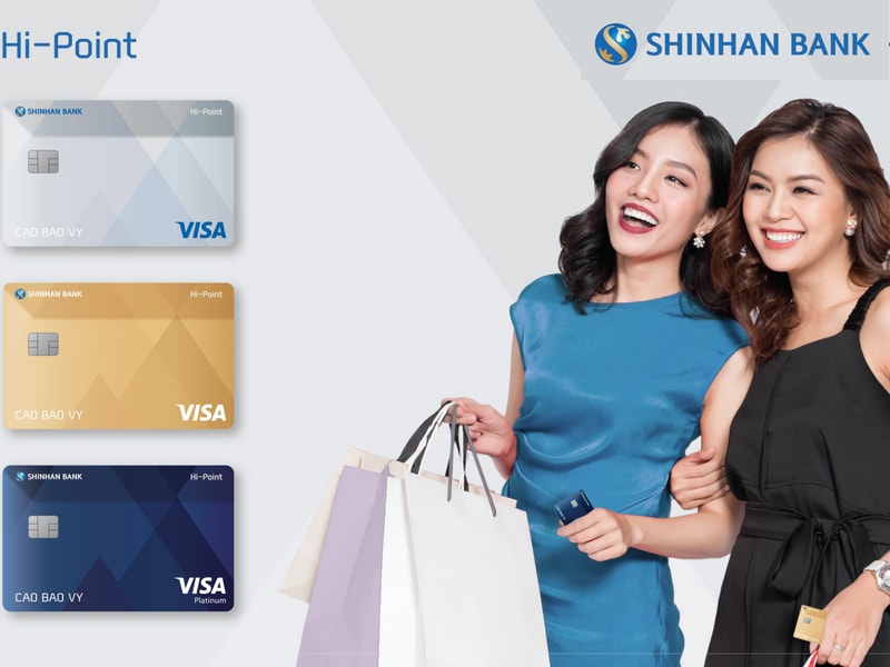 lãi suất thẻ tín dụng Shinhan Bank
